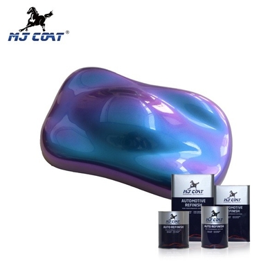 Supersnelle droge Chameleon-autolak