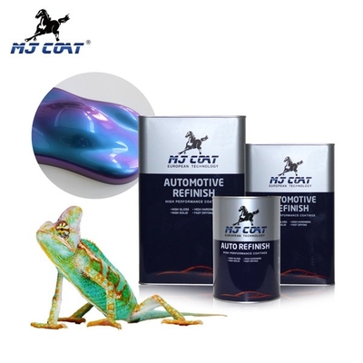 Supersnelle droge Chameleon-autolak