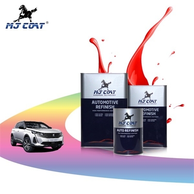Gemakkelijk spuiten Custom Automotive Paint 2K Citroengeel Rode Autolak