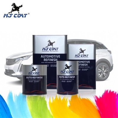 Gemakkelijk spuiten Custom Automotive Paint 2K Citroengeel Rode Autolak