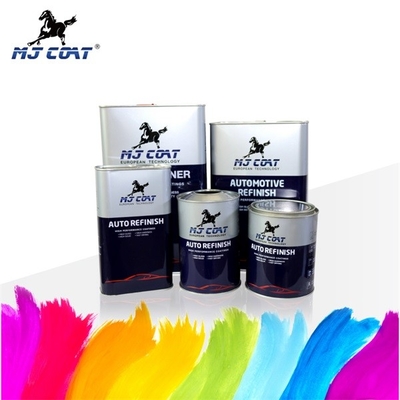 Gemakkelijk spuiten Custom Automotive Paint 2K Citroengeel Rode Autolak