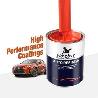 1K Effen Kleur Auto Refinish Verf Hoge Hechting Car Refinish Verf