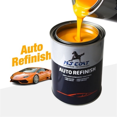 1K Effen Kleur Auto Refinish Verf Hoge Hechting Car Refinish Verf