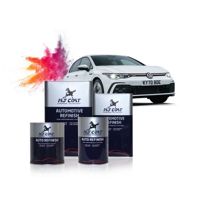 Acryl Polyurethaan Autolak Refinish Matt Black Automotive Pearl Paint