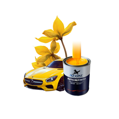 Geel automotive topcoat verf met efficiënte recoat tijd 4-6 uur