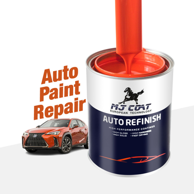 Glanzende automotive topcoat verf met een vaste stoffengehalte van meer dan 40% voor een hoogglanzende afwerking
