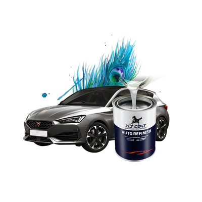 Acryl polyurethaan automotive basiscoat verf voor een hoge dekking in 1L en 4L container grootte