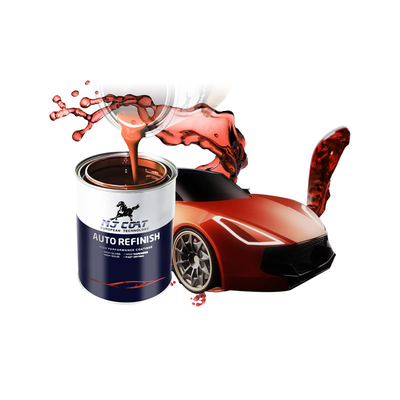 4-6 uur Verftijd Witte automotive topcoat verf voor auto-refinishing behoeften