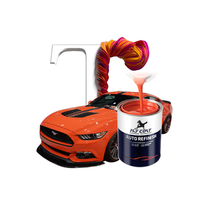 Minder dan 50 g/l VOC-gehalte Automotive topcoat verf voor 4-6 uur Recoat tijd en ontvetter