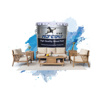 Glanzige afwerking PU Houtverf Lage VOC-inhoud Voor 2-3 lagen 10-15 Sq.ft/liter dekking