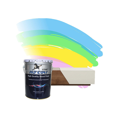 Hout Matte Finish PU Houtverf 65m2/L Coating Verf Met 2-3 lagen Lage geur en VOC-gehalte