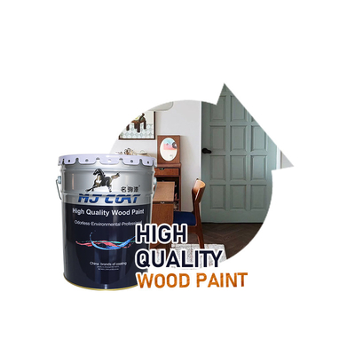 Laag VOC Satin NC Hout Afwerking Zeep en water Reiniging Indoor Satin Glanzende houten coating