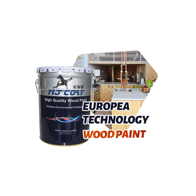 150-200 vierkante meter per liter satine afwerking NC hout coating natuurlijke kleur met 1-2 uur droogtijd