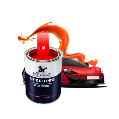 8 uur snel droog Anti-Kratten Automotive Base Coat Verf Glanzende felgele auto verf