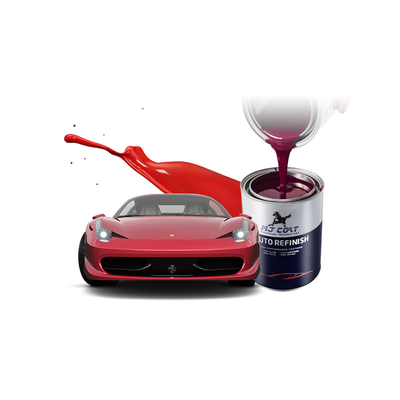 Drogen Glanzige automotive topcoat verf Recoat tijd 4-6 uur laag VOC-gehalte
