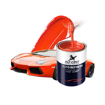 Glanzende op water gebaseerde automotive topcoat verf 4-6 uur Recoat tijd Formulering op water gebaseerd